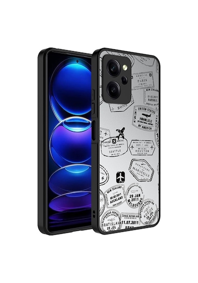 Xiaomi Poco X5 Pro Kılıf Aynalı Desenli Kamera Korumalı Parlak Zore Mirror Kapak Seyahat