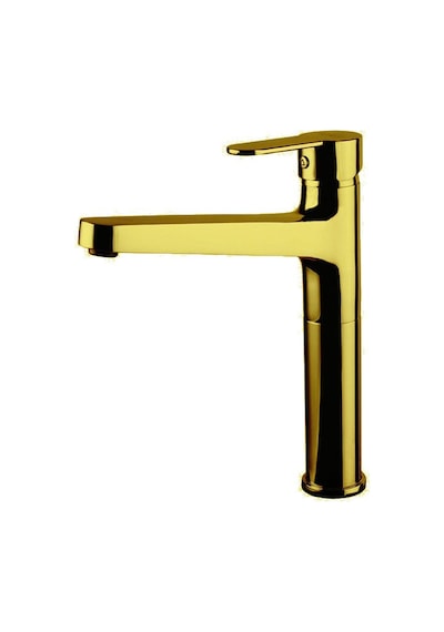 Newarc Domino Çanak Tipi Lavabo Bataryası Altın