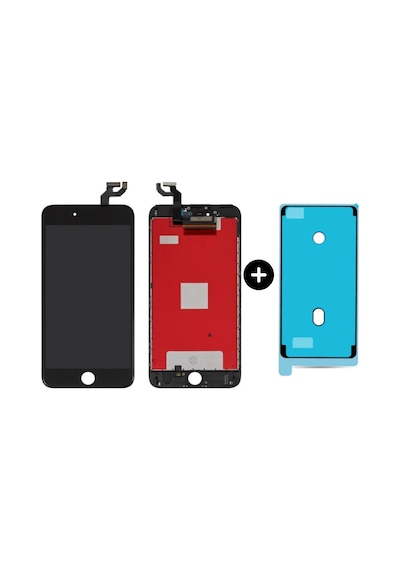 Apple Uyumlu iPhone 6s Plus Lcd Ekran Dokunmatik Siyah + Sıvı Ve Toza Dayanıklılık Bandı