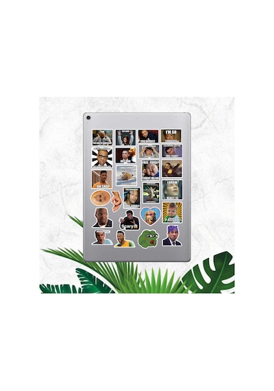 Komik Mem Çıkartma Seri 2 Macbook Notebook Tablet Telefon Ajanda Laptop Defter Sticker Seti Diğer