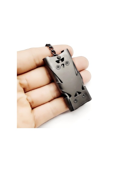 Schulzz Professional Çelik Düdük Ultra Yüksek Ses Gunmetal 180 DB Çok Renkli
