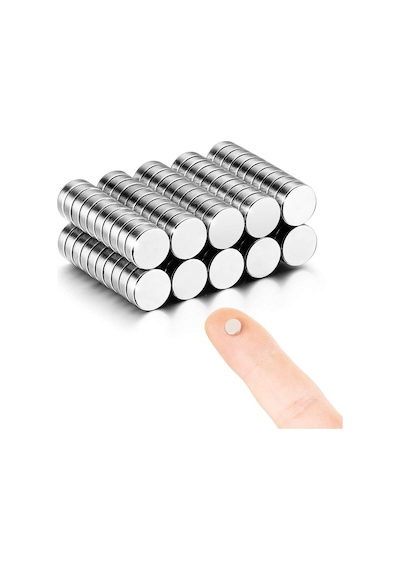 200 Adet 5x2mm Yuvarlak Neodyum Mıknatıs Magnet Çap: 5 Mm, Kalınlık : 2 Mm