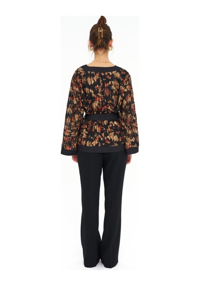 La Garita Eclıpse Kimono Siyah Siyah