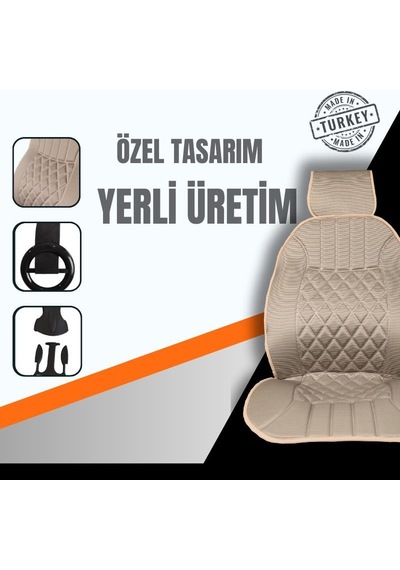 Space Oto Koltuk Minderi, Opel Araçlara Uyumlu 2'li Set Özel Tasarım Minder Premium 001