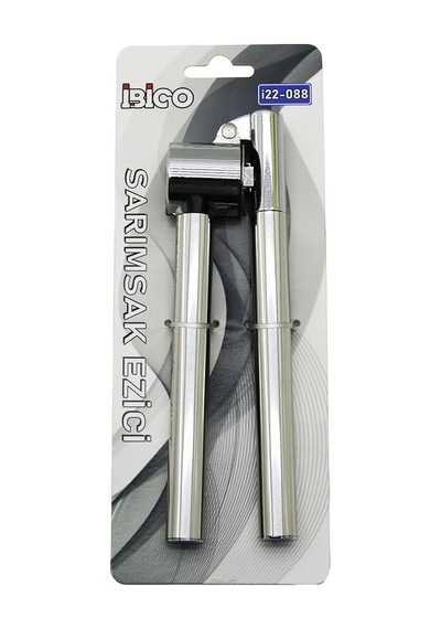Lüks - Metal Çelik Sarımsak Ezici Kollu Pres Modeli Bx40 Açık Gri