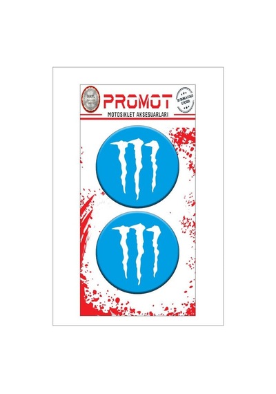 Monster Tasarım Damla Logo Sticker 06 Diğer