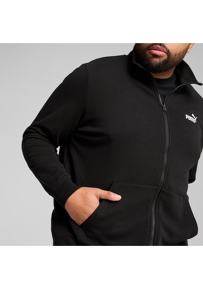 Puma Erkek Ess No. 1 Logo Track Jacket Eşofman Üst 68258401 Siyah
