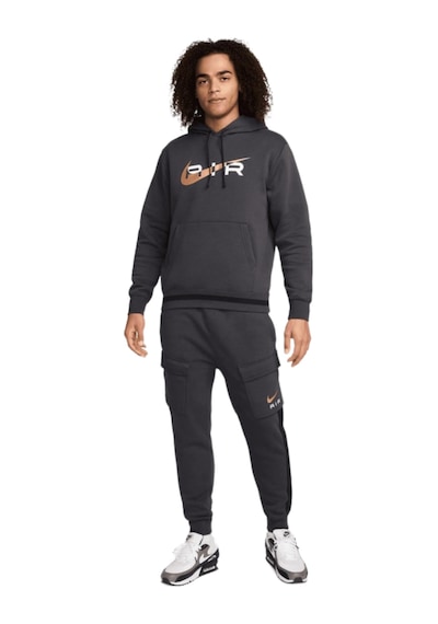 Nike Air Erkek Hoodie Sweatshirt-9229 Gri