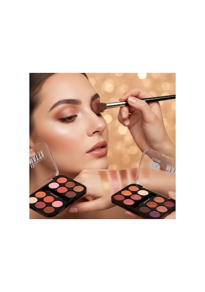 12 Renk Far Paleti - 3 Lü Set Çok Renkli