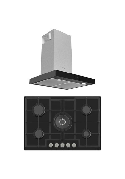 Ferre Mega Plus Serisi D100 - ED035 2'li Cam Ankastre Set