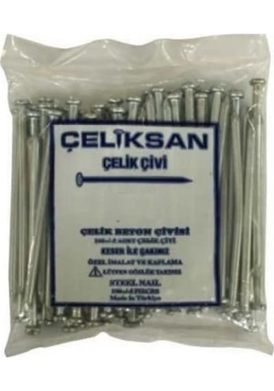 5X80 Çelik Çivi - Çeliksan - Beton Çivi 100 Lü Paket