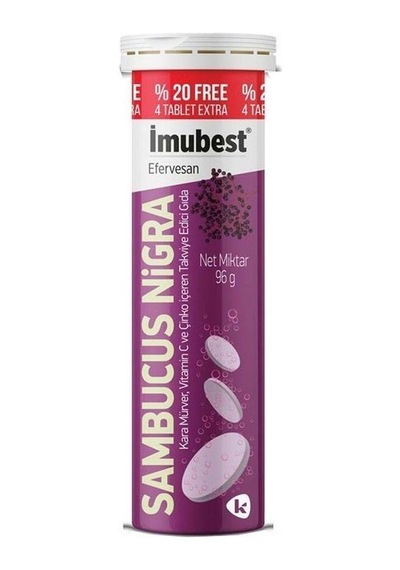 Imubest Sambucus Nigra & Vitamin C & Çinko 24 Efer