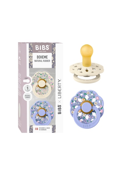 Bibs X Liberty Boheme İkili Emzik Chloe M-Ivory 6-18 Ay