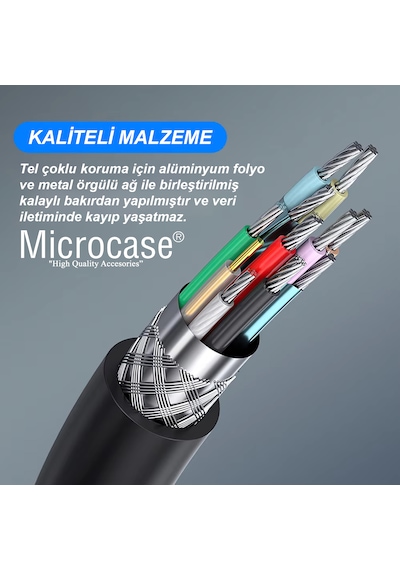Microcase Usb A To Usb A İki Ucu Erkek Çift Taraflı Usb 3.0 Kablo 150 Cm Al4779 Siyah