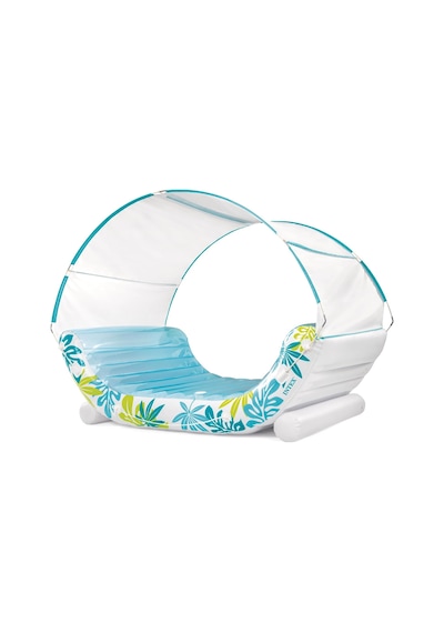 Intex 56294 Tropikal Gölgelikli Ada Yatak 224cm Çift Kişilik Çok Renkli