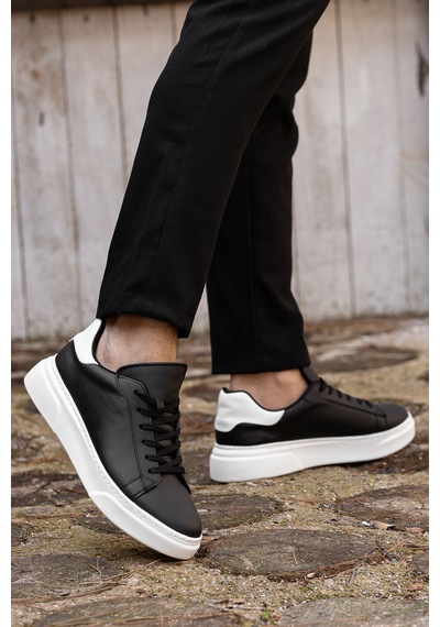 Daxtors D0506 Günlük Ortopedik Erkek Casual Ayakkabı Siyah-beyaz