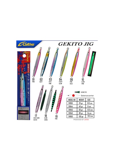 Cultiva 31856 Gekito Jig 25g 8.5cm
