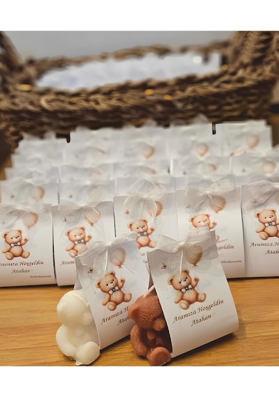 Bernami Mumluk Şamdanpinterest Şekilli Mum Doğum Günü Hediyeliği - 10 Adet Diğer