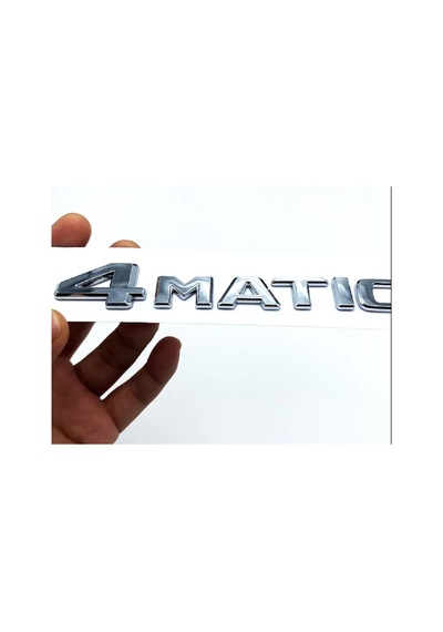 4 Matic Bagaj Yazısı Abs Krom Renk Universal 4matic Bagaj Yazısı