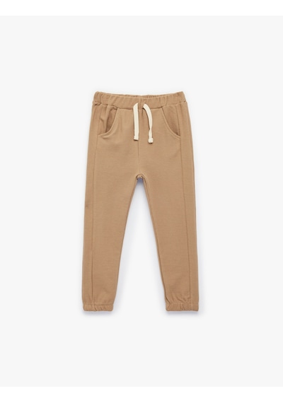 Koton Waffle Kumaş Pamuklu Beli Bağlamalı Lastikli Paça Jogger Eşofman Altı Kahverengi 6smb40013tk Kahve Koton Waffle Kumaş Pamuklu Beli Bağlamalı Lastikli Paça Jogger Eşofman Altı Kahverengi 6smb40013tk Kahve
