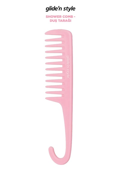 Defacto Glide'n Style Shower Comb Duş Tarağı Pembe