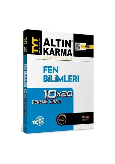 TYT Fen Bİlimleri 10x20 Deneme -  Altın Karma Yayınları
