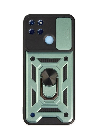 Realme C25y Kılıf Pars Lens Yüzüklü Silikon