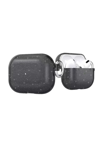 Movenchy Apple Airpods Uyumlu  Pro 2 2.nesil Shell Kılıf - Siyah Belirtilmemiş