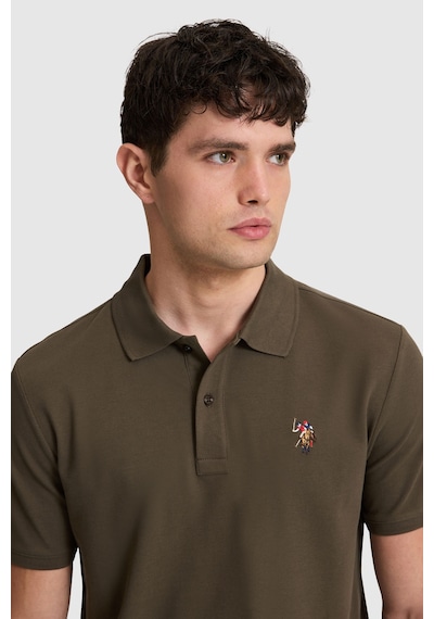 U.S. Polo Assn. U.s. Polo Assn. Erkek Koyu Haki Tişört Basic 50326972-vr111