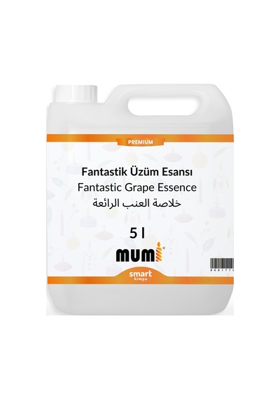 Premium Fantastik Üzüm Mum Esansı 5 Litre Şeffaf