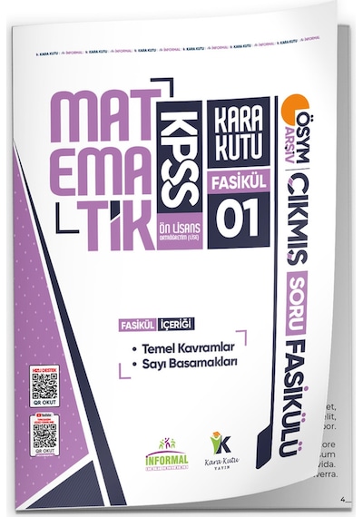 2026 Kpss Ön Lisans Matematik Kara Kutu 1.fasikül Ösym Çıkmış Soru Temel Kavramlar Sayı Basamakları