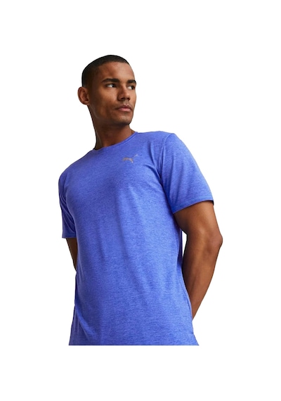 Puma Run Favorite Heather Unisex Mavi Koşu Tişört 9560