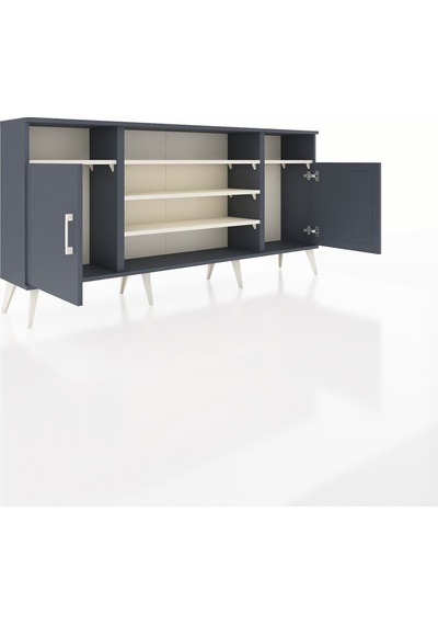 Arges Konsol 5 Raflı 2 Kapaklı 176x30x83 Antrasit-antrasit/aytaşı Antrasit/aytaşı Arges Konsol 5 Raflı 2 Kapaklı 176x30x83 Antrasit-antrasit/aytaşı Antrasit/aytaşı