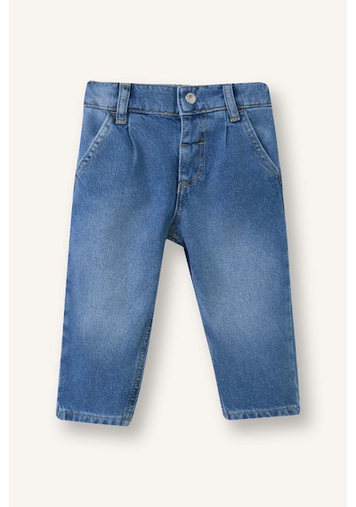 Defacto %100 Pamuk Baggy Fıt Pamuklu Pantolon Kız Bebek H2202a526hsnm28 Mavi-nm28