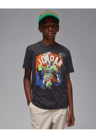 Nike Nıke Jordan Jdb Mj Throwback Slam Ss Tee Erkek Çocuk Tişört 95f225 95f225 023 023