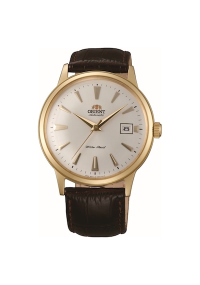 Orient Bambino Tac00003w0 Kurmalı Otomatik Deri Kahverengi Beyaz Kadran 41 Mm Erkek Kol Saati