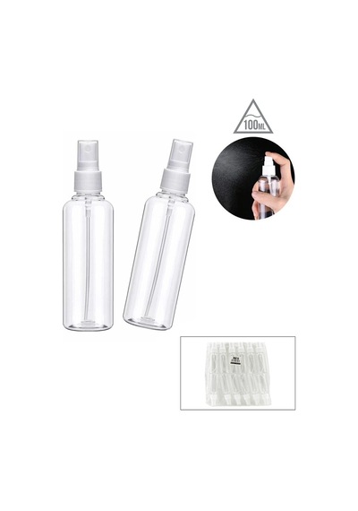 Boş Sprey Şişesi - 100 Ml - Plastik - Şeffaf Renkli