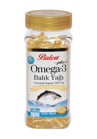 Omega 3 Plus+ Balık Yağı Yumuşak 100 Kapsül