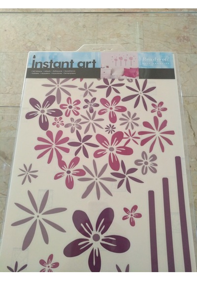 Readyroll Floral Kendinden Yapışkanlı Dekoratif Duvar Süsü N11.264