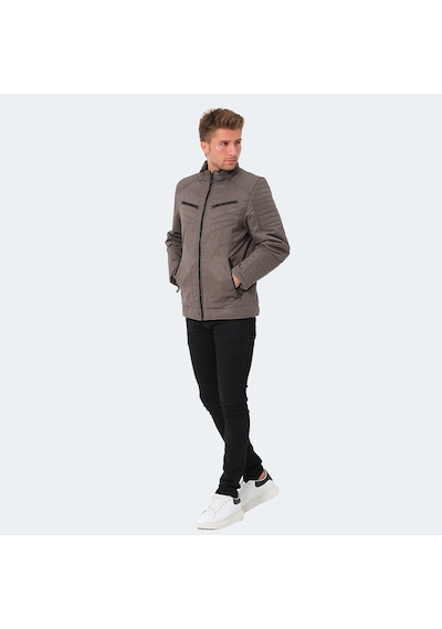 Slazenger GALIT Erkek Mont &amp; Kaban Koyu Gri