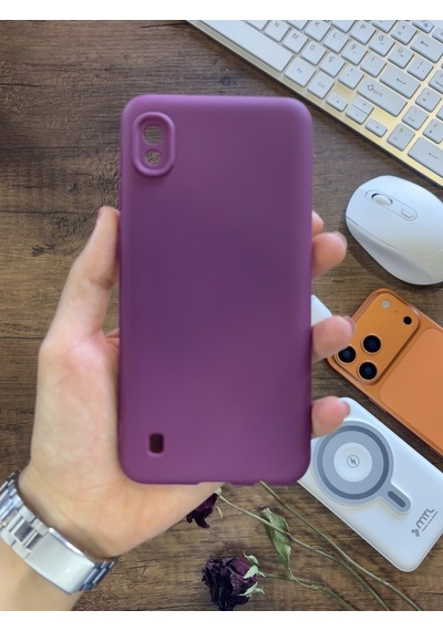 Samsung Galaxy A10 Uyumlu Kamera Korumalı Darbeye Dayanıklı Renk Atmayan Fab Silikon Kılıf Mor