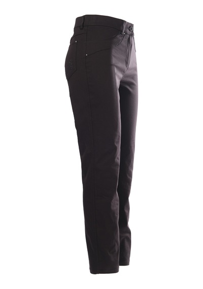 Seleste Minimalist Yüksek Bel Kadın Pantolon - Regular Fit - Günlük & Ofis Siyah