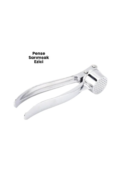 Metal Sarımsak Ezici Açık Lacivert