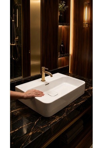 Strada Iı Tezgah Üstü Lavabo T300001 Beyaz