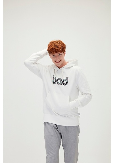 Bad Bear Erkek Sweat Hoodie Bad 210212016-Wht (508595386) Krem