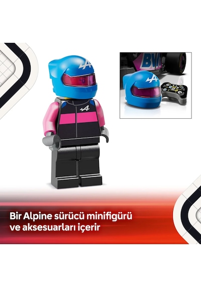 LEGO® Speed Champions BWT Alpine F1® Team A524 Yarış Arabası 77248 - 10 Yaş ve Üzeri Çocuklar için Yaratıcı Oyuncak Yapım Seti (258 Parça) LEGO® Speed Champions BWT Alpine F1® Team A524 Yarış Arabası 77248 - 10 Yaş ve Üzeri Çocuklar için Yaratıcı Oyuncak Yapım Seti (258 Parça)