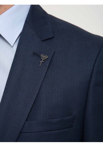 Cacharel Lacivert Slim Fit Ceket