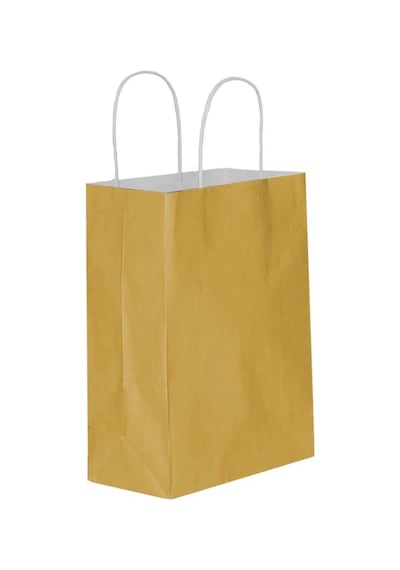 Altın Kraft Çanta Küçük Boy 18x8x24 Cm 25 Adet