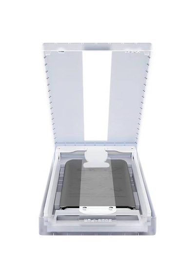 Zore Galaxy S22 Ultra Uygulama Aparatlı 6in1 Easy Privacy Body Ekran Koruyucu-siy