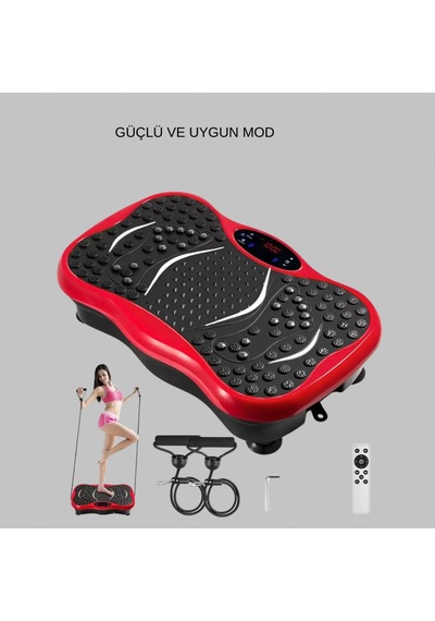 Titreşimli Egzersiz Platformu Kaymaz Yüzeyli Kompakt Fitness Ekipmanı